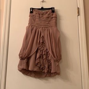 Strapless dress